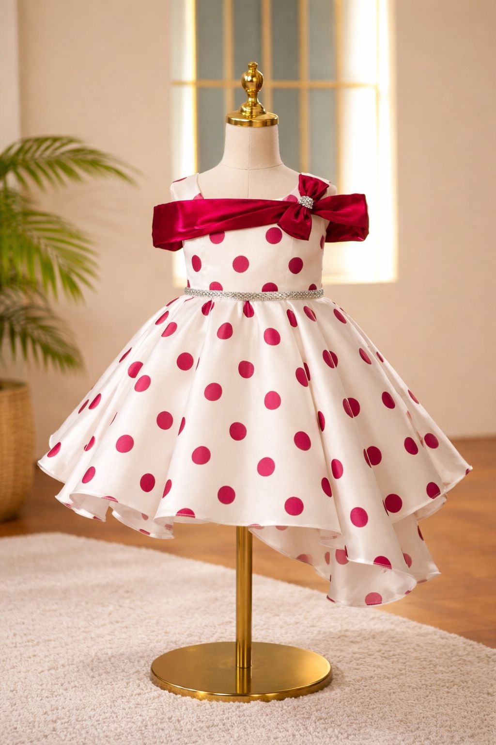 BellaVie Satin Bloom Dress